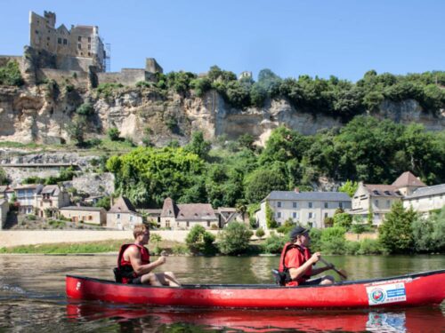 Canoë deux personnes sur la Dordogne.